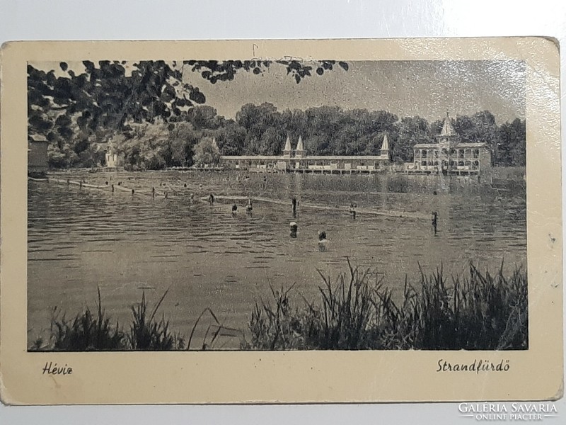 Hévíz postcards from the 1950s