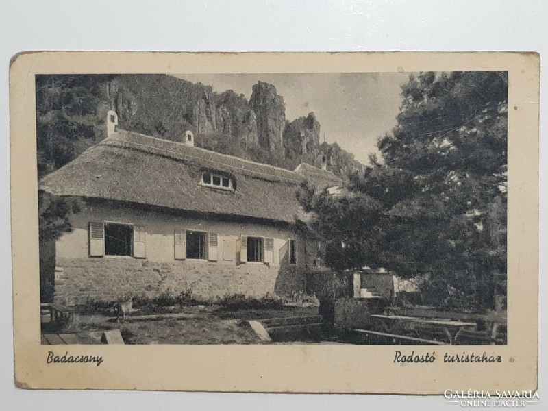 Badacsony postcard from 1956