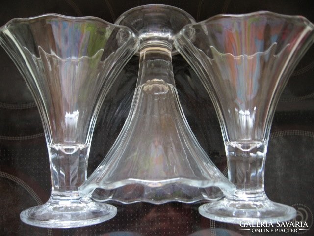 Rare covetro retro chalice, vase 3 pcs
