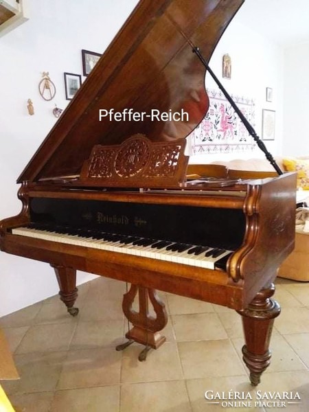 F. Robert Reinhold Wien ,fatőkés zongora. OPN 995-ös gyártású, elefántagyar billentyűs!