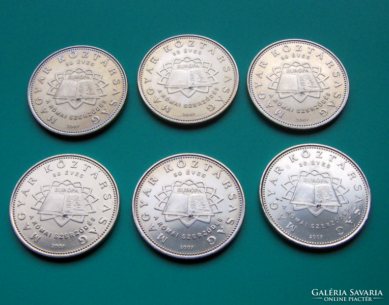 2007 - 50 éves a Római Szerződés - 50 Forint  forgalmi érme emlékváltozata