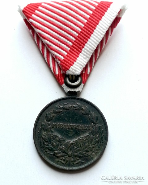 Arc. Károly - Károly bronze gallantry medal, 1917_06/nmkk 310_replaced ribbon
