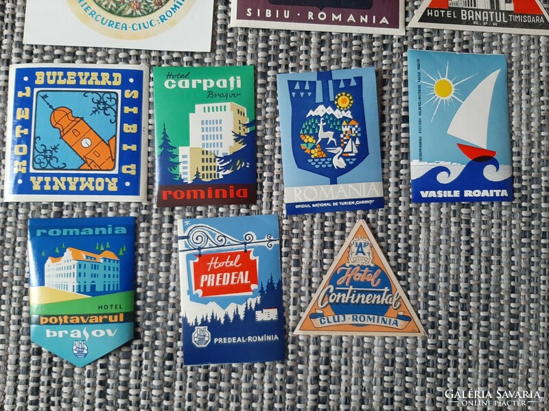 Romanian suitcase stickers