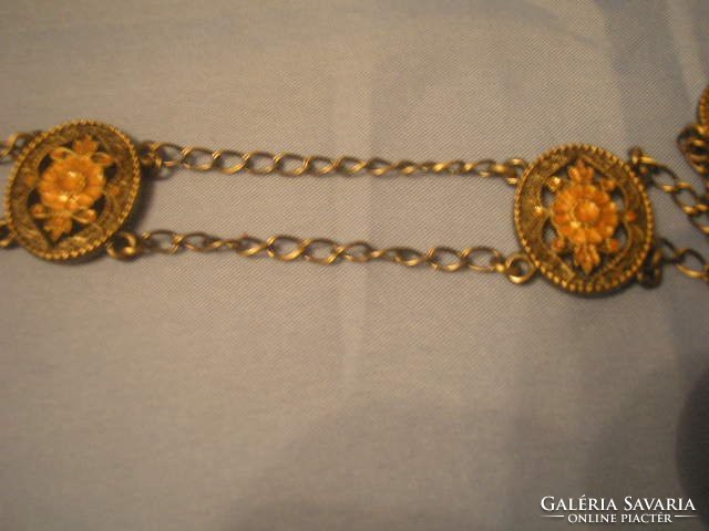 U3 Mint Chain from Europe Famous Goldsmith Artist Metal Ornate Custom Adjustable Belt Rarity Fire Enamel Ornate