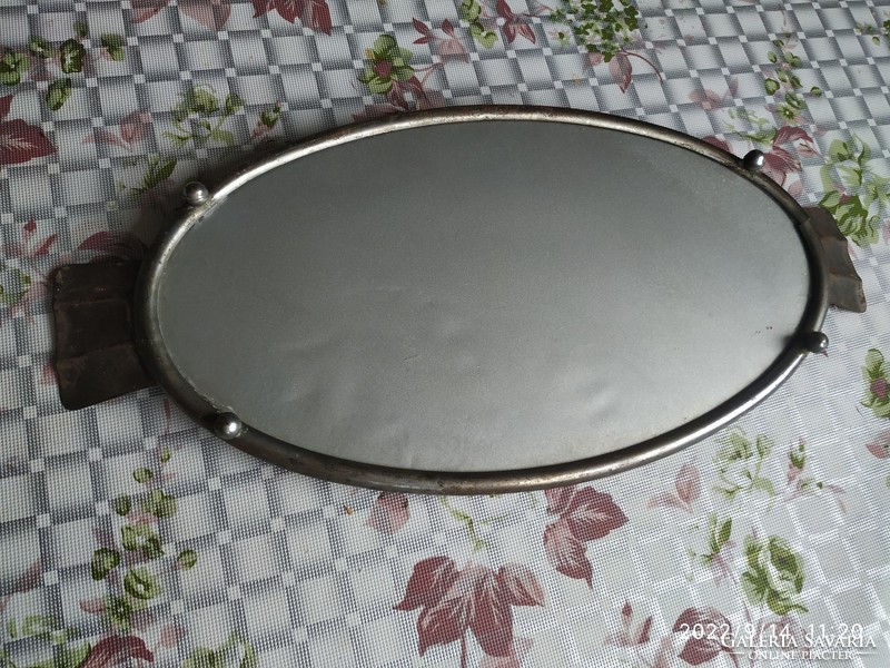 Retro oval tray, centerpiece for sale!