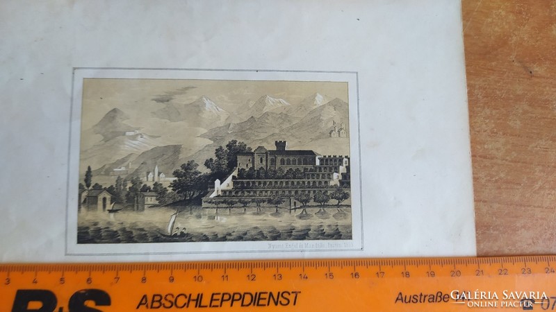 (K) old print (lithograph?) Engel and Mandello rarity