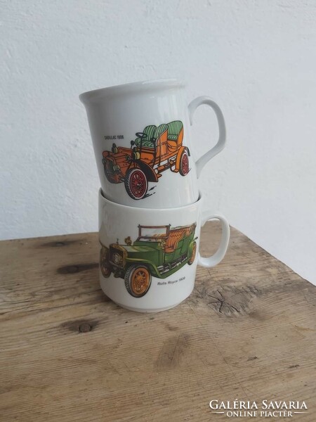 Retro car mugs mug nostalgia rarer pieces in one