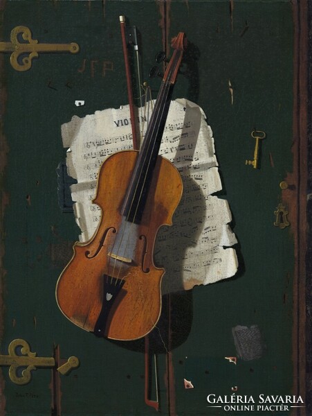John Peto - A koros hegedű - vászon reprint