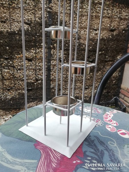 Metal candle holder 41 cm