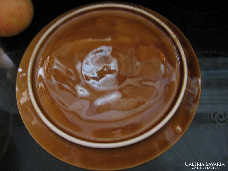 3 Pcs digoin sarreguemines jaguar divided bowl, dip, fondue plate for sale together