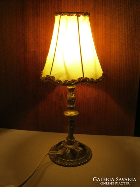 Réz asztali lámpa