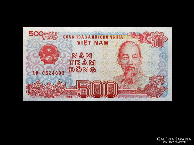UNC - 500 DONG - 1988 - VIETNAM - (Ho Si Minh bankjegy)