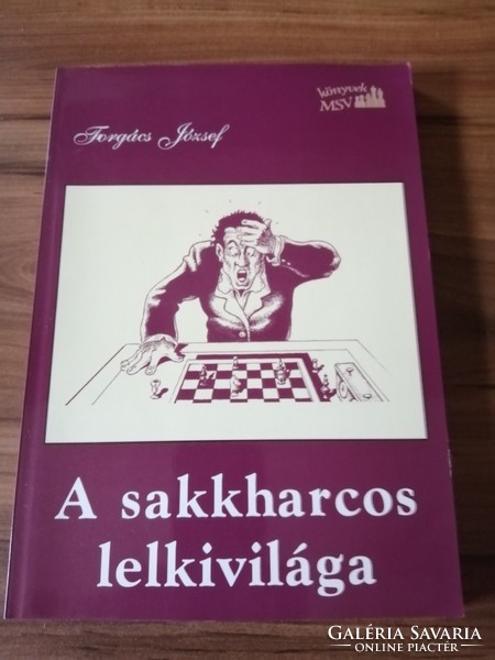 Book rarity! The mental world of the chess fighter - József Forgács 3000 ft
