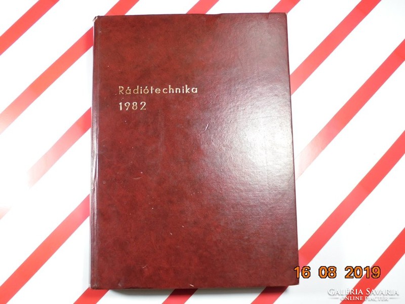 Rádiótechnika 1982 - Elektronika, magnetofon, televízió, tranzisztor