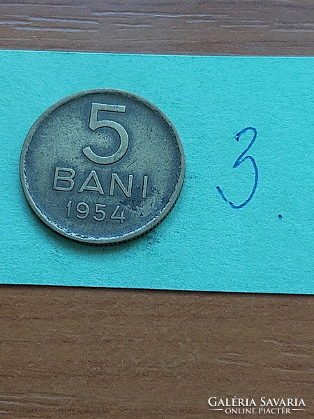 ROMÁNIA 5 BANI 1954  3.