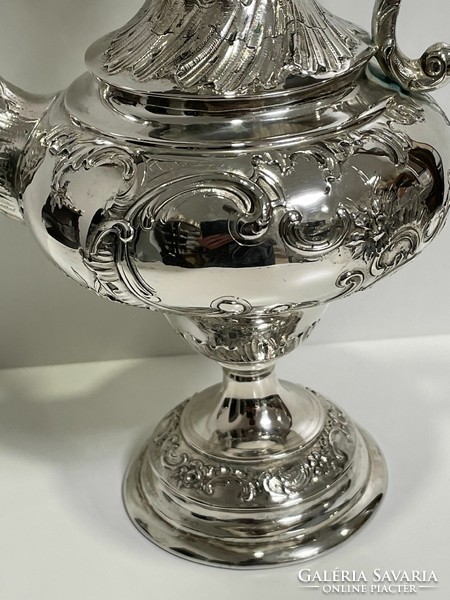 Art Nouveau silver coffee set