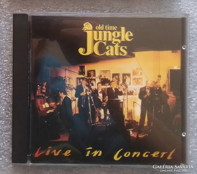 Factory CD disc, the old time jungle cats dixieland jazz band live in concert concert