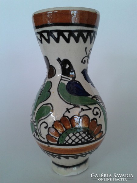 Old corundum eared jug folk wine mug jug