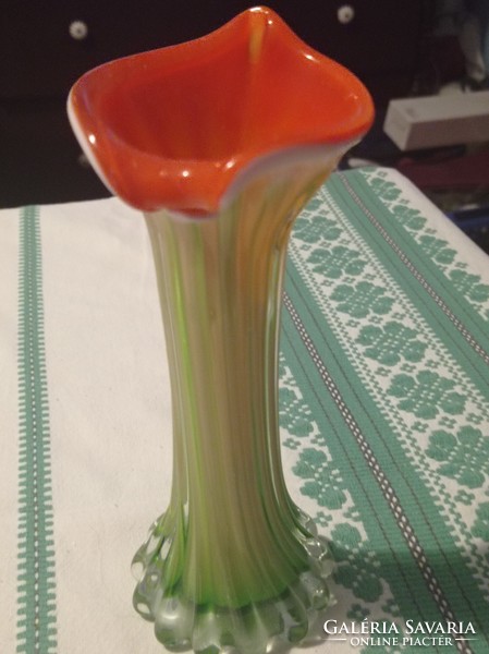 Murano calla lilly glass vase