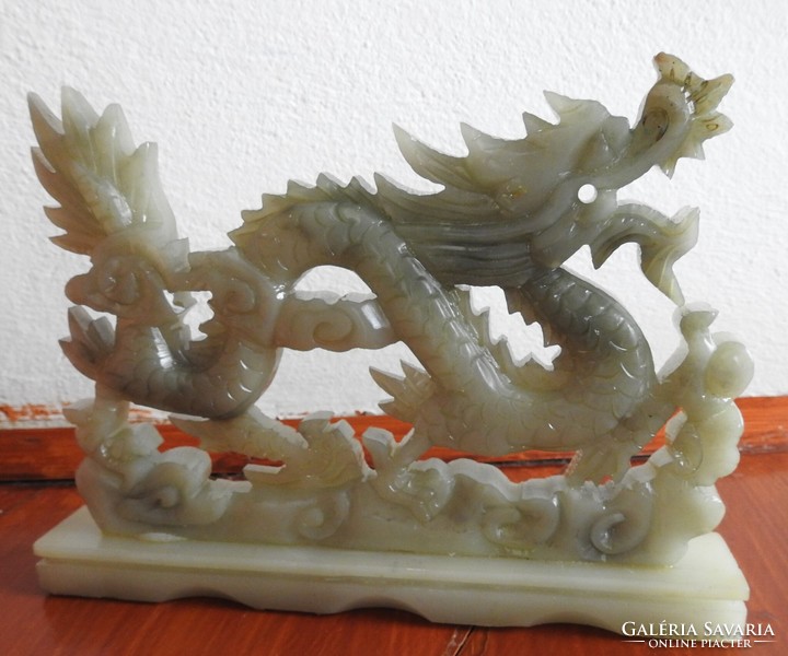 Jade Dragon Statue - Jade Statue