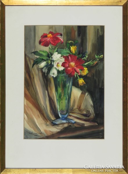 Hungarian painter 1959: flowers