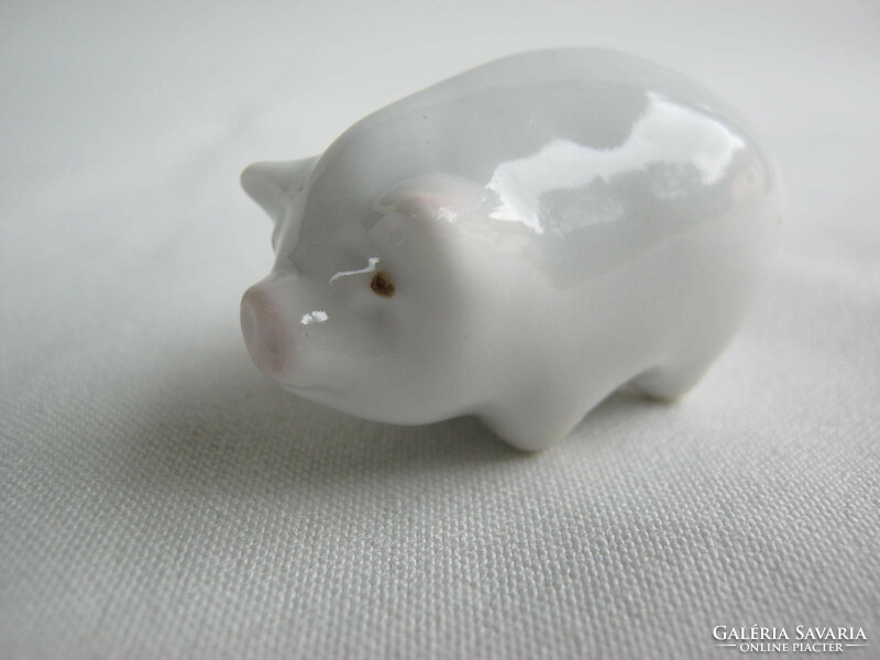 Retro ... Zsolnay porcelain figure nipp mini pig