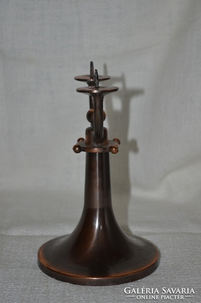 Industrial bronze candle holder ( dbz 0080 )