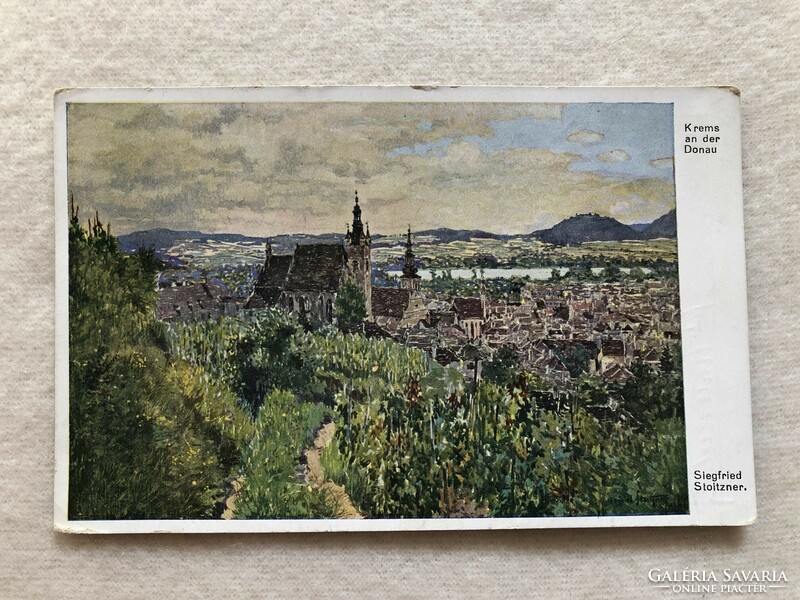 Antique postcard - Krems an der Donau