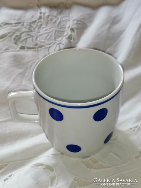 Retro, rarer mug with blue dots, cup 1.