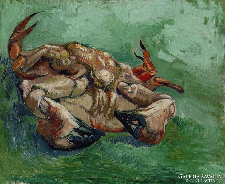 Van gogh - crab - blindfold canvas reprint
