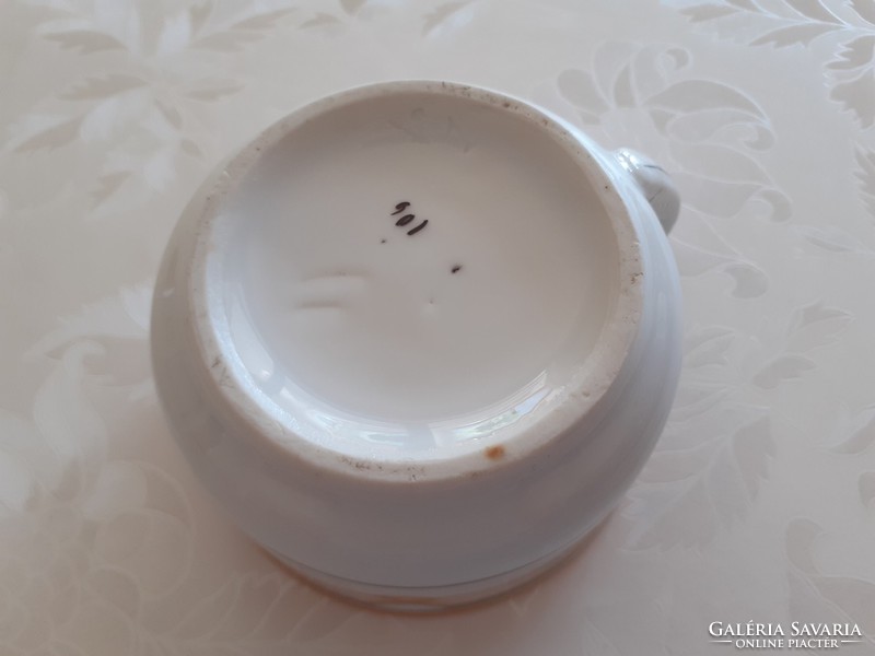 Antik Elbogen porcelán komacsésze régi népi csésze 1 db