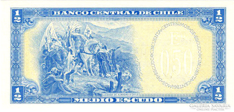 Chile 1/2 Escudo 1962 UNC