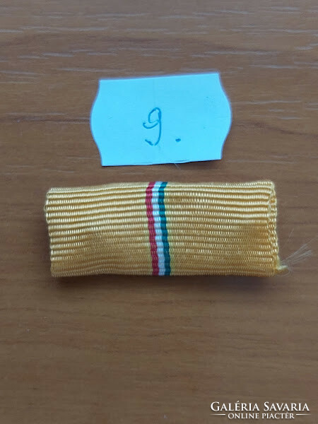 Hungarian People's Army Medal of Merit ribbon 9. # + Zs