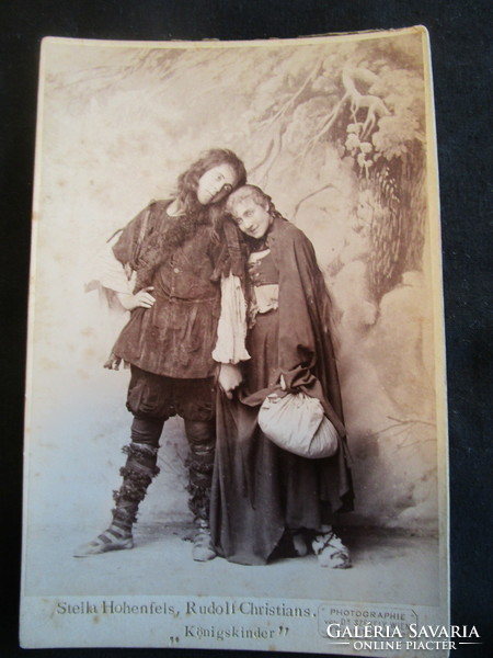 Approx. 1890 Photo photography photo studio marked hardback o - Hungarian monarchy stella hohenfels