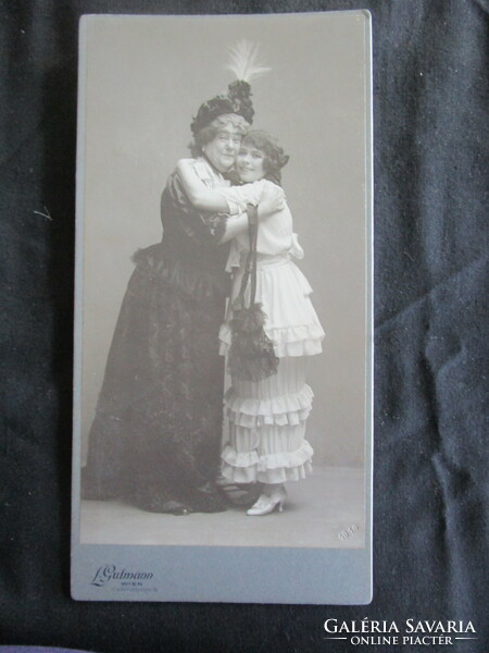 Approx. 1890 Photo photography photo studio marked hardback o - Hungarian monarchy stately lady -s