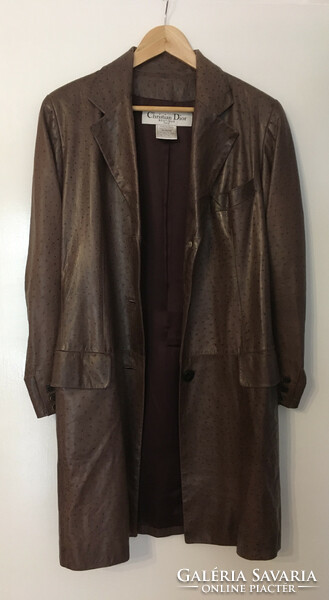 Christian Dior John Galliano női struccbőr kabát