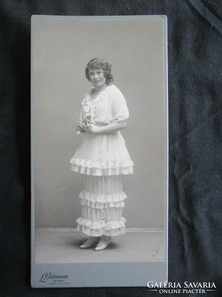 Approx. 1890 Photo photography photo studio marked hard-backed o - stately lady of the Hungarian monarchy