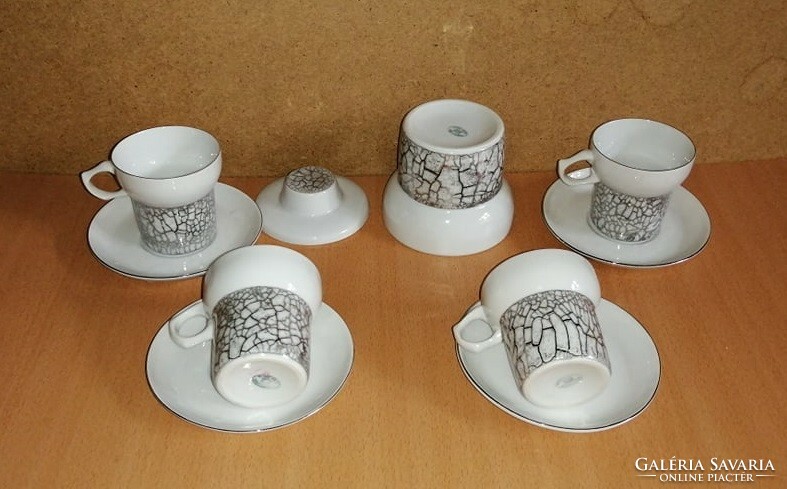 Alba Iulia porcelán kávés készlet 4 személyes (z-4)
