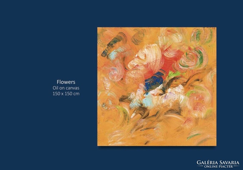 Rubint Ávrahám Péter (1958-): Flowers #3