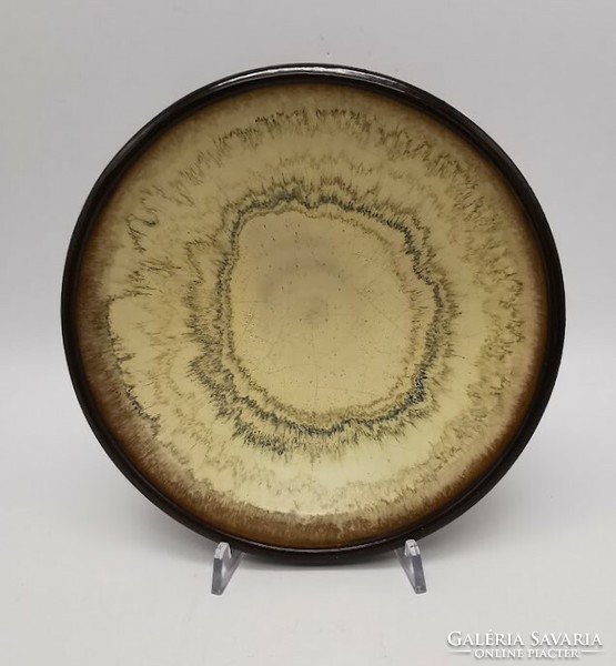 Retro plate, bowl, marked, 21.5 cm diameter
