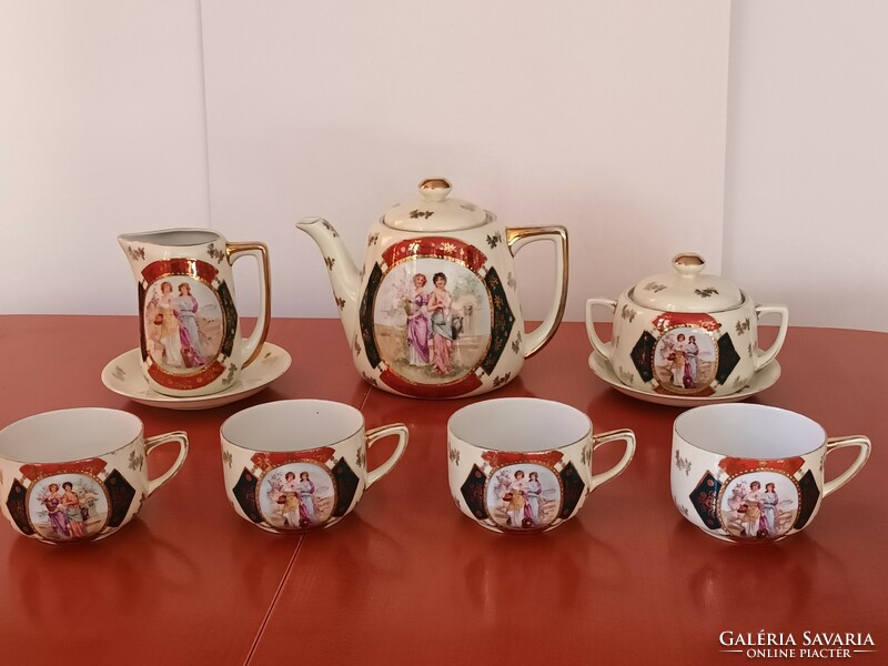 Victoria Czech porcelain tea coffee set