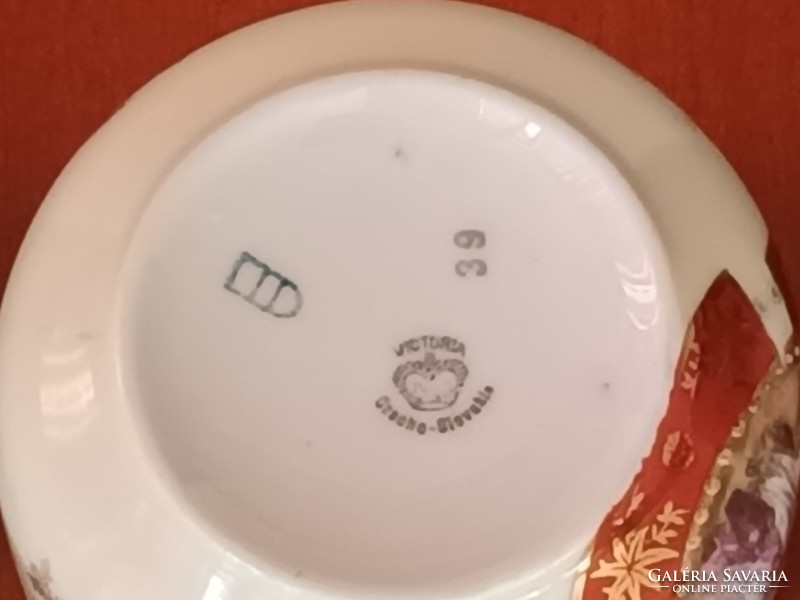 Victoria Czech porcelain tea coffee set