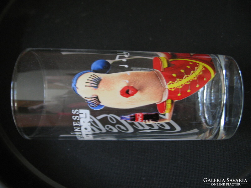 Collector's 2008 coca cola happiness factory glass