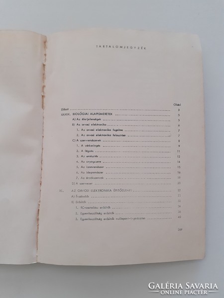Könyv orvosi elektronika 1976 elektronikai műszerész régi szakkönyv
