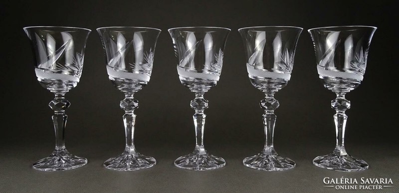 1K649 elegant ground glass set of 5 pieces