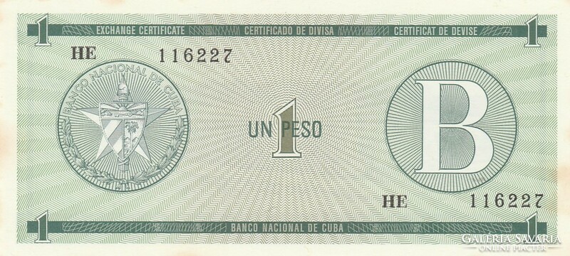 Kuba 1 peso, 1985, UNC bankjegy