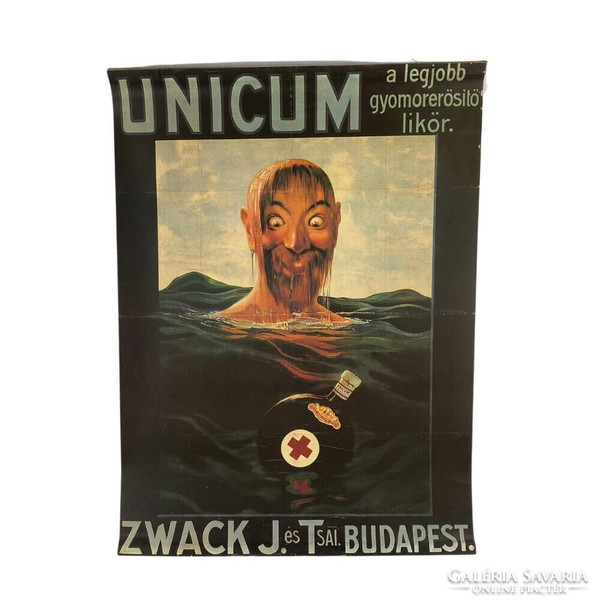 1986-os Unicum Vizes ember - Zwack reprint