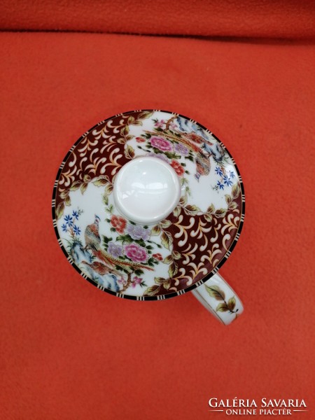 Fedeles, porcelán szűrös teás, kávés bögre. (NANA)