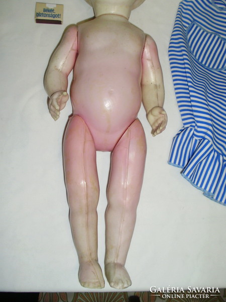 Old big toy doll - damaged