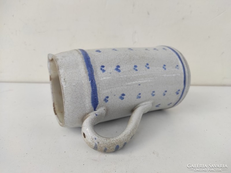 Antik delfti porcelán konyhai eszköz literes korsó Delft 18-19. század 5900